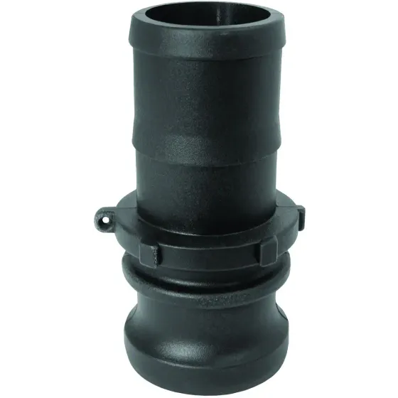 Green Leaf 150E/GLP150E Gator Lock Cam Lever Coupling, 11/2 Inch Male By Hose Barb, Glass