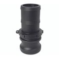 thumbnail image 1 of Green Leaf 200E/GLP200E Gator Lock Cam Lever Coupling, 2 in, Male X Hose Barb, Polypropylene, 1 of 1