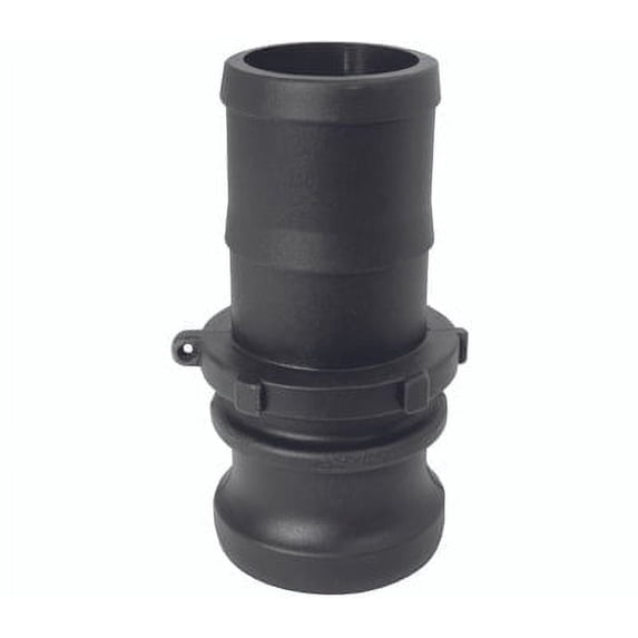Green Leaf 200E/GLP200E Gator Lock Cam Lever Coupling, 2 in, Male X Hose Barb, Polypropylene