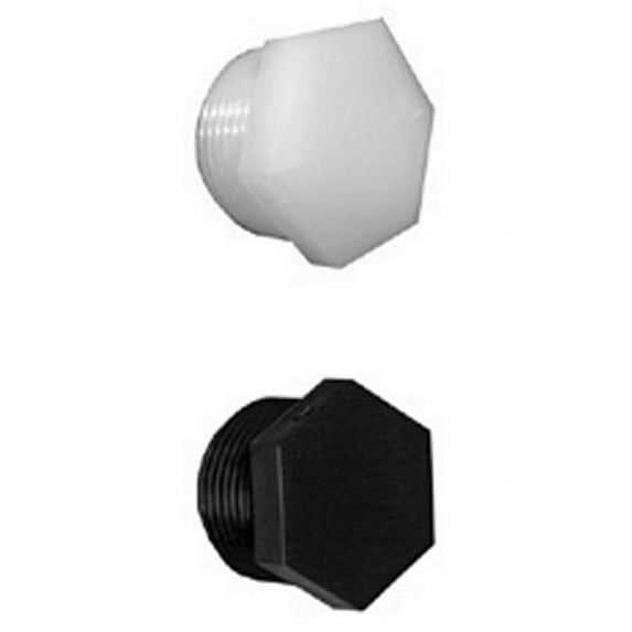 Green Leaf 272140039 0.5 in. MPT x Hex Black Polypropylene Plug