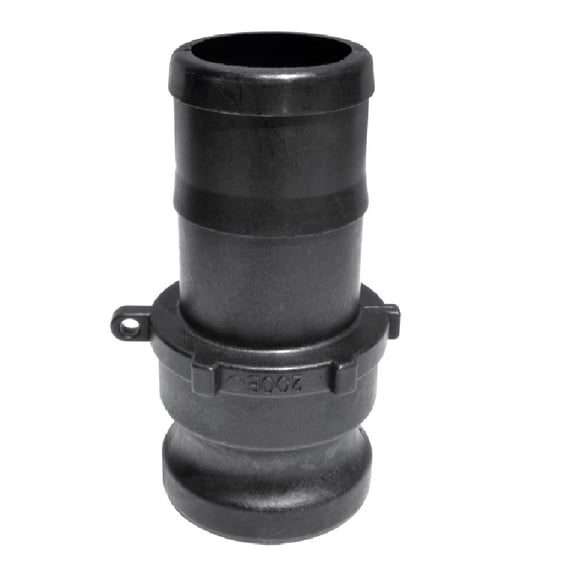 Greenleaf 300E Cam Lever Coupling, 3 in, Male Adapter x Hose Shank, Polypropylene
