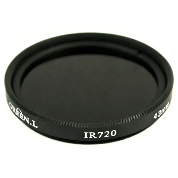 Green Leaf 43mm Infrared IR Pass Filter 720nm for DSLR Camera Lens Photography