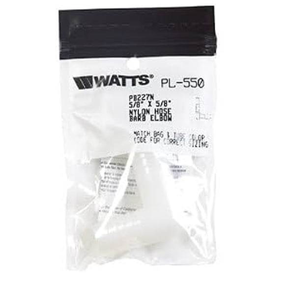 Green Leaf 5/8 in. Barb x 5/8 in. Dia. Barb Nylon Elbow