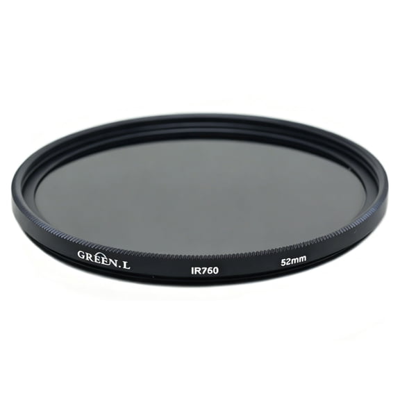 Green Leaf 52mm Infrared IR Pass Filter 760nm for DSLR Camera Lens Photography