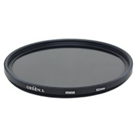 Green Leaf 52mm Infrared IR Pass Filter 850nm for DSLR Camera Lens Photography