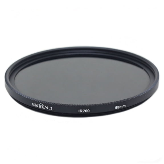 Green Leaf 58mm Infrared IR Pass Filter 760nm for DSLR Camera Lens Photography