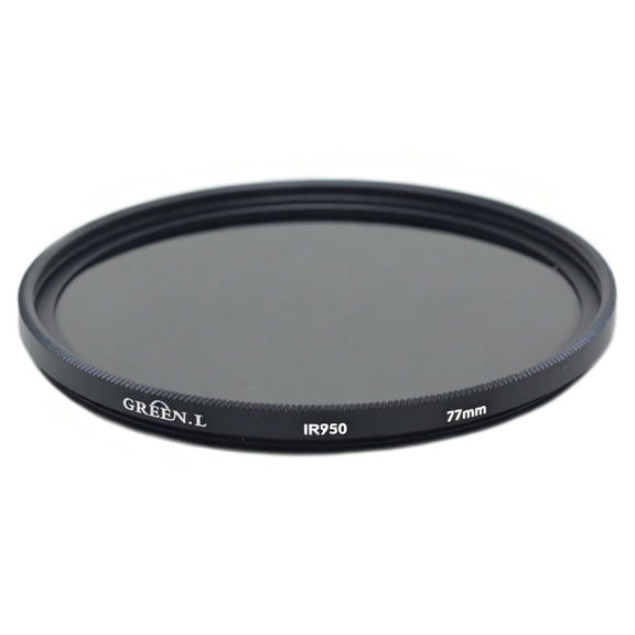 Green Leaf 77mm Infrared IR Pass Filter 950nm for DSLR Camera Lens Photography