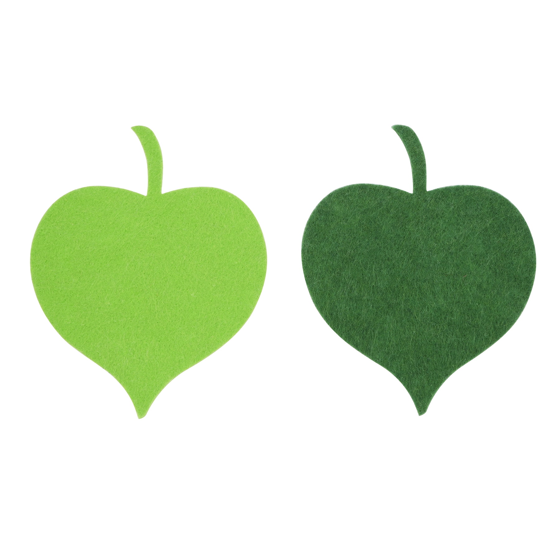 Green Leaf Felt Shapes by Creatology – Assorted Pre-Cut Polyester Felt Leaves in Two Shades for Kids’ Crafts & DIY Projects - 12 Pack