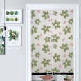 thumbnail image 1 of Green Leaf Floral Pattern Door Curtain Nordic Living Room DoorCurtain Porch Partition Curtain Kitchen Rative Half Curtain, 1 of 4