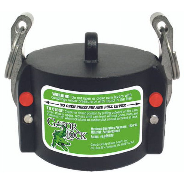 Green Leaf GLP 150 CAP Gator Lock Cam Lever Coupling, 11/2 in, Male