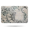 thumbnail image 1 of Green Leaf Pattern Bathroom Rugs Mat,Non Slip Microfiber Bathroom Rug,Rubber Backing,Soft Bathroom Mats for Bathroom Floor,Tub and Shower,17x27in(43x68cm), 1 of 5