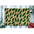 thumbnail image 1 of Green Leaf Pattern Door Mat | Houseplant Leaf Doormat | Plant Mom Welcome Mat | Housewarming Gift | Plant Lover Gift | New Home, 1 of 2