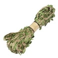 thumbnail image 1 of Green Leaf Ribbon Jute Burlap Twine Vine with Artificial Leaves for Decor Baby Shower Jungle Decor and DIY Wreath Wrapping Craft, 1.5cm*10m, 1 of 6