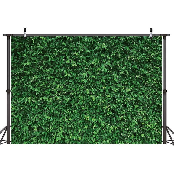 Green Leaves Backdrop Grass Wall Safari Birthday Party Decorations Banner Photo Booth Backdrop Hedge Grass Photography Backdrop
