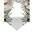 thumbnail image 1 of Green Leaves Branches Table Runner Modern Table Flag Home Party Country Wedding Decoration Tablecloth Table Runners, 1 of 5