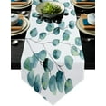 thumbnail image 1 of Green Leaves Branches Table Runner Modern Table Flag Home Party Country Wedding Decoration Tablecloth Table Runners, 1 of 5