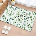 thumbnail image 1 of Green Leaves Entryway Rug 2'x3'&nbsp; Non Slip Front Door Mats, Botanical Spring Country Watercolor Entrance Rugs Indoor Outdoor Carpet, Washable Floor Mats Small Area Rug for Bedroom Kitchen, 1 of 8
