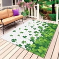 thumbnail image 1 of Green Leaves Outdoor Rug 3x5 Ft, Non Slip Washable Area Rug, Watercolor Pastoral Elegant Botanical Patio Rugs Carpet Runner, Large Floor Mat for Indoor/Outdoor Deck Porch Camping, 1 of 8
