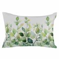 thumbnail image 1 of Green Leaves Throw Pillow Cover 20 x 36 Inch Decorative Pillow Cover Watercolor Rustic Spring Branch Plants Lumbar Pillowcase Seasonal Rectangle Cushion Case for Couch Sofa Bed Living Room, 1 of 7