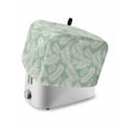 thumbnail image 1 of Green Leaves Toaster Cover 2 Slice, Small Kitchen Appliance Covers, Summer Tropical Plants Botanical Silhouettes Toaster Oven Cover with Loop, Bread Machine Cover Polyester Dust Cover Protection, 1 of 4