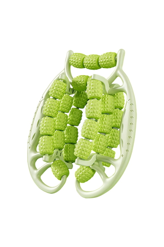Green Leg Clamp Roller Massager For Cellulite Reduction Muscle Relaxation Thigh Calf Slimming Tool Women Home Use Circular Device