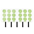 thumbnail image 1 of Green Lemon Mail Holder Organizer Wall Mount with Shelf Key Holder Key Rack with 5 Key Hooks for Wall Decorative, 1 of 6