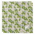thumbnail image 1 of Green Lemons Cloth Napkins, Summer Watercolor Blue Bows Fruits on Linen Washable and Reusable Dinner Napkins Set of 2, Table Napkin for Kitchen Party Birthday Wedding Hotel Housewarming 20"x20", 1 of 9