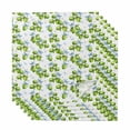 thumbnail image 1 of Green Lemons Cloth Napkins, Summer Watercolor Blue Bows Fruits Washable and Reusable Dinner Napkins Set of 6, Table Napkin for Kitchen Party Birthday Wedding Hotel Housewarming 20"x20", 1 of 9