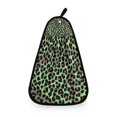 thumbnail image 1 of Green Leopard Print Pattern Hand Towel Quick Drying Home Storage Kitchen Towel Hooks Dish Cloths, 1 of 6