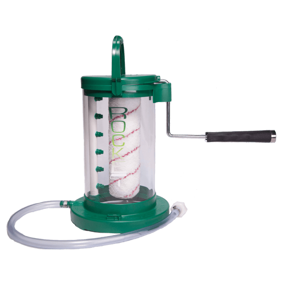 Green Leos Rocket - Hands Free Acrylic and ABS Paint Roller Cover Cleaner