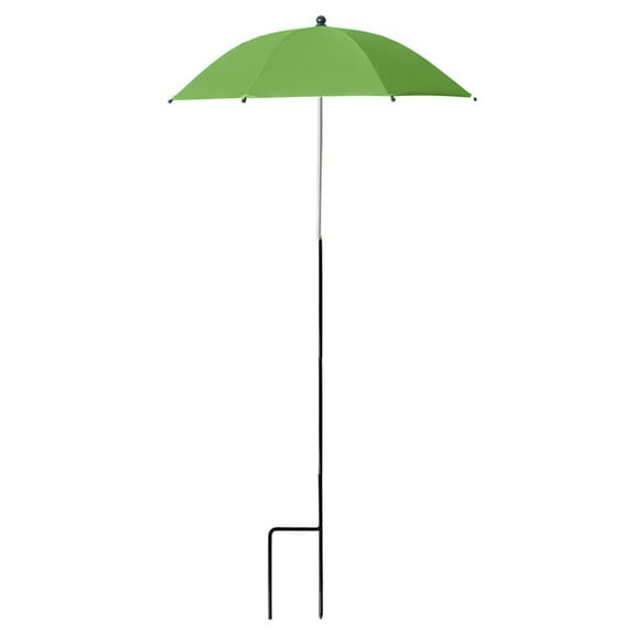 Green Life Garden Umbrella Shade for Potted & Garden Beds, 23.6 Inch Adjustable Sun Protector with Silver Coating (Color as Shown)