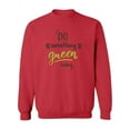 thumbnail image 1 of Green Lifestyle Quote Sweatshirt Women -Image by Shutterstock, Female XX-Large, 1 of 4