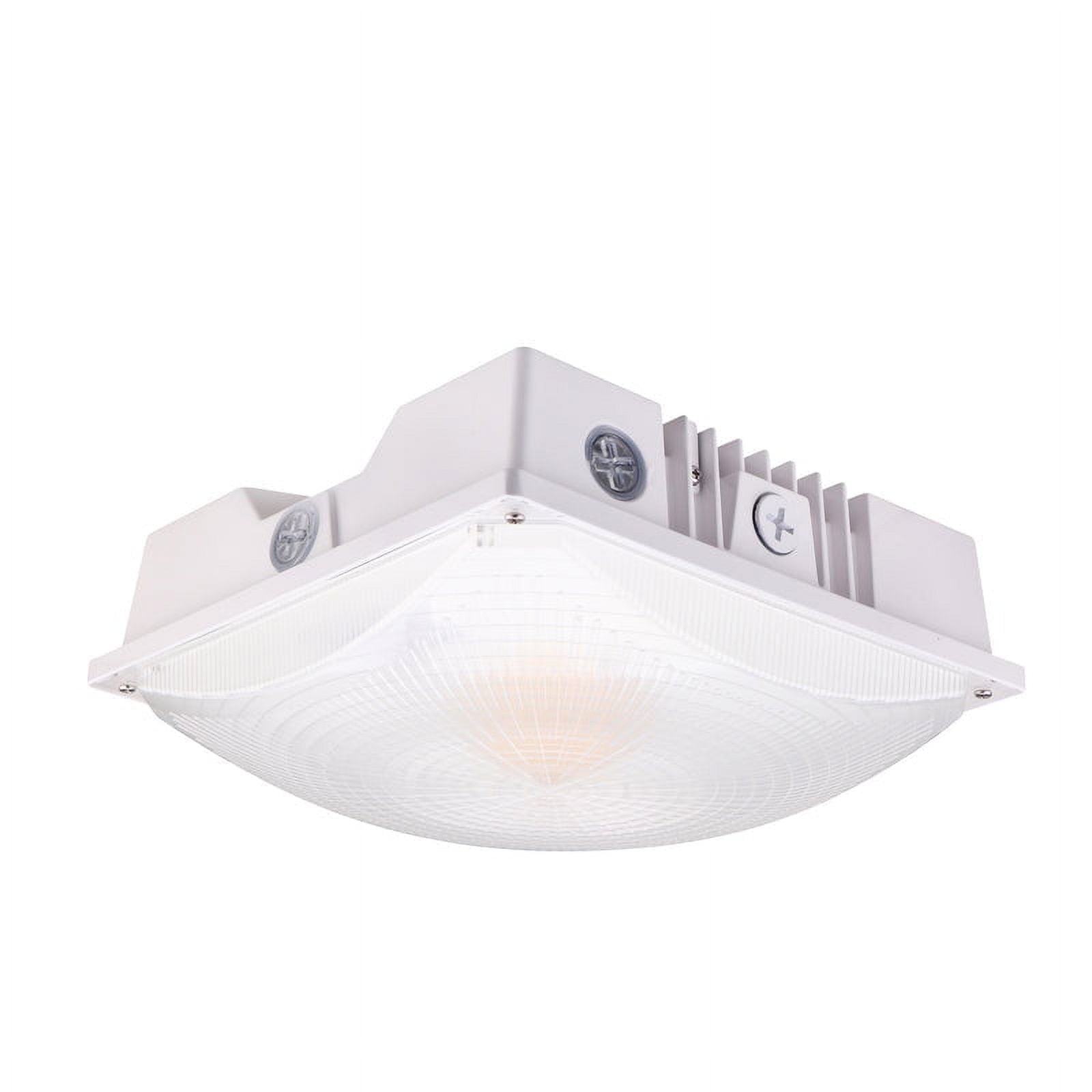 Green Light Depot LED Canopy Light - 40W - Outdoor Parking Garage Light - PGD - White - (UL+DLC 5.1)
