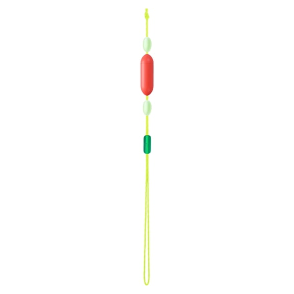 Green Light Electronic Fishing Float, Auto Bottom Detection LED Bobber for River Lake Stream Fishing, Day & Night Use