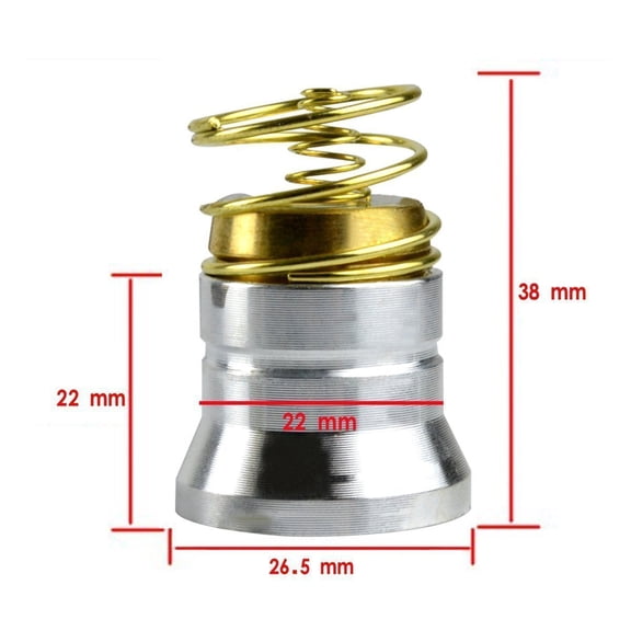 Green Light LED Bulb for Flashlight Replacement 300 Lumens 1 Mode P60 Module