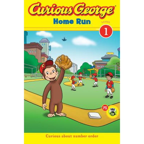 Pre-Owned Green Light Readers Level 1: Curious George Home Run (CGTV Early Reader) (Hardcover)
