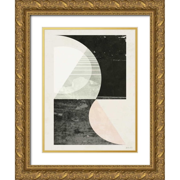 Green Lili 15x18 Gold Ornate Wood Framed with Double Matting Museum Art Print Titled - Outside In I