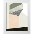 thumbnail image 1 of Green Lili 15x18 White Modern Wood Framed Museum Art Print Titled - Edge of Town II, 1 of 4