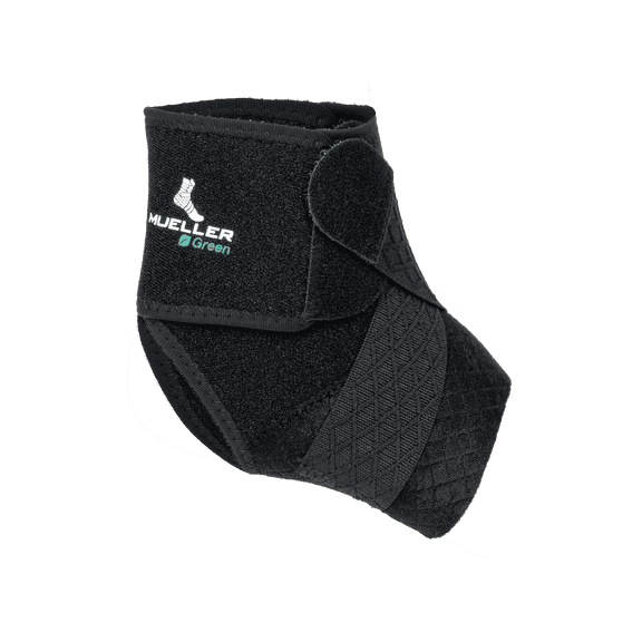 Mueller Sports Medicine Green Adjustable Ankle Support, Provides Support to Weak or Injured Ankles