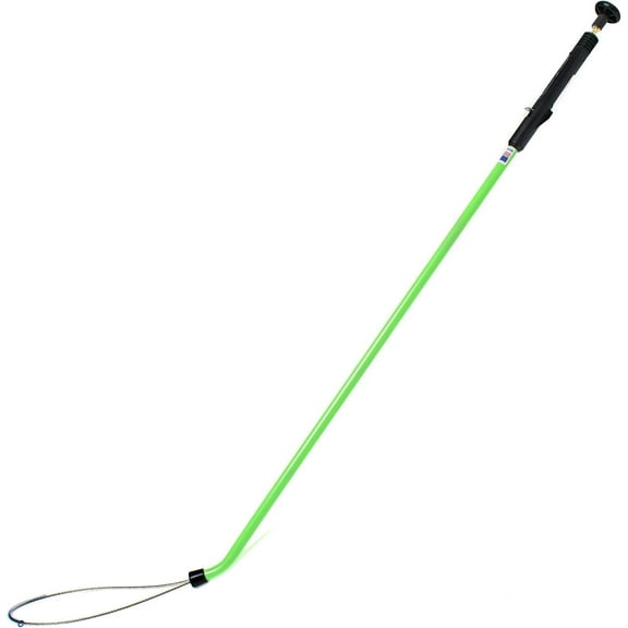 Green Lobster Snare with Stainless Steel Locking Loop, High Visibility Dive Tool for Recreational Lobster Catching