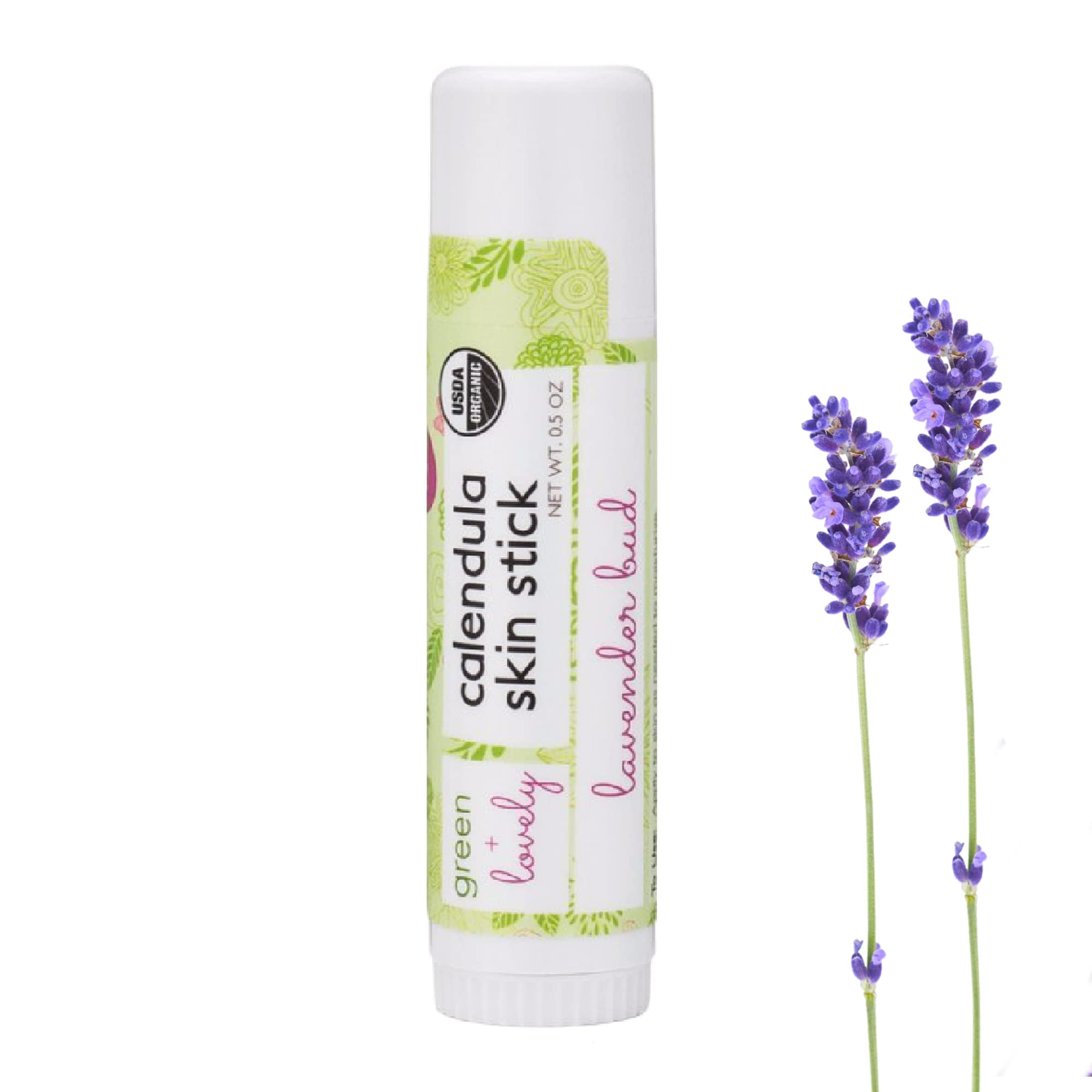 Green + Lovely Calendula AIF4 Skin Stick Organic Lotion Sticks