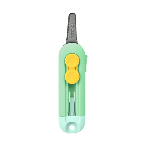 Green Magnetic Box Cutter Retractable Utility Knife For Artwork Craft Letter Opening Package Unboxing Paper Cutting Mini Portable Safe Locking Design For Home Office And School Use Green C