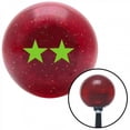 thumbnail image 1 of Green Major General Red Metal Flake Shift Knob with M16 x 1.5 Insert Shifter Auto, 1 of 1