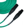 thumbnail image 1 of Green Male To Female XLR Microphone Cable - 90 Ft Long, 1 of 2