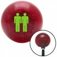 thumbnail image 1 of Green Man Standing by Man Red Metal Flake Shift Knob with M16 x 1.5 Insert Shifter Brody, 1 of 1
