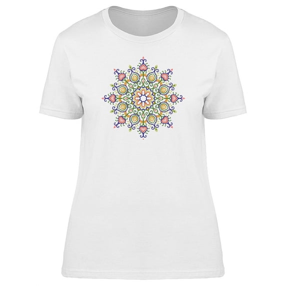 Green Mandala With Hearts Tee Women's -Image by Shutterstock