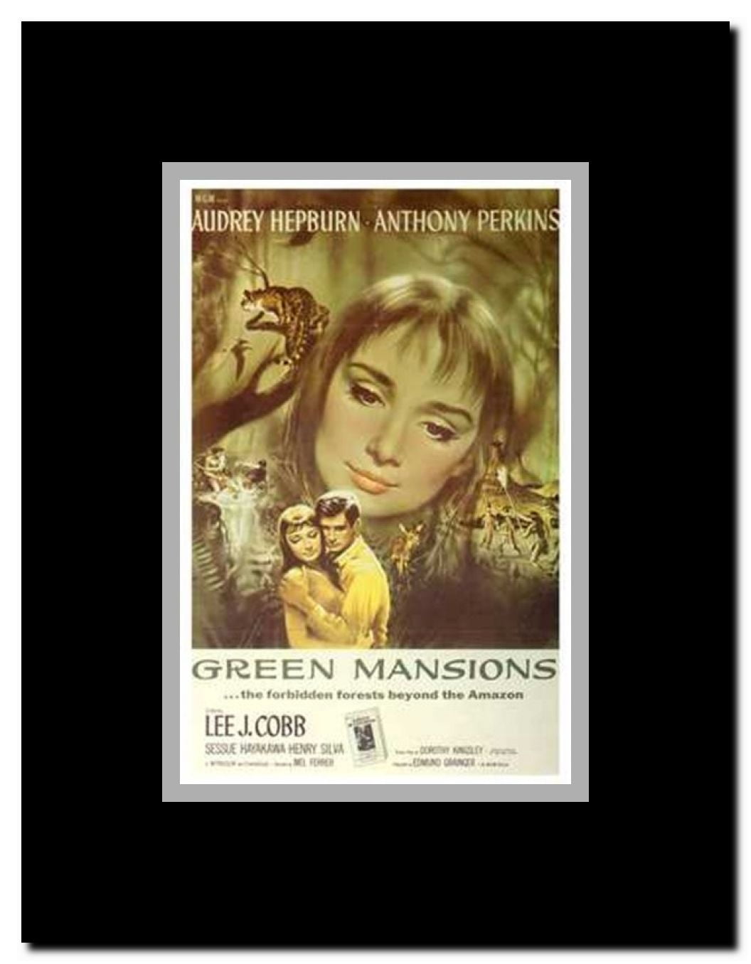 Green Mansions Framed Movie Poster