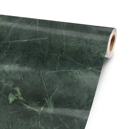 Green Marble 48” x 52” Vinyl Wrap Sheet for large or custom items | 3M wrap DIY to custom skin gear of all types and sizes, including vehicles, boats, appliances, furniture, atv’s, golf