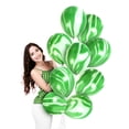 thumbnail image 1 of Green Marble Balloons - 12 Inch Latex Balloons - 72 Pack, 1 of 4