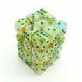 thumbnail image 1 of green marble dice with green pips d6 12mm (1/2in) pack of 36 chessex, 1 of 1